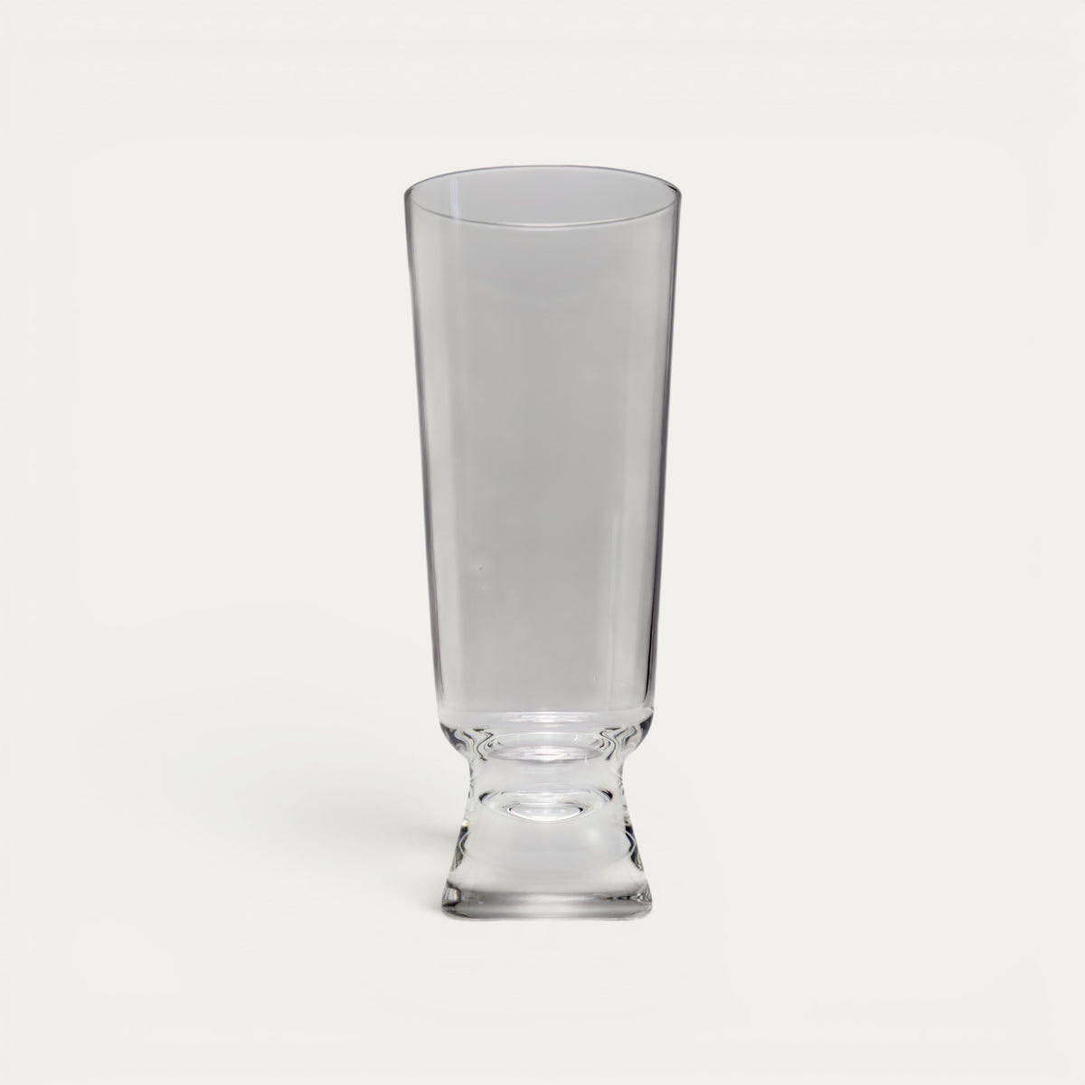 Mundgeblasenes Bierglas 330 ml mit massivem Glasboden