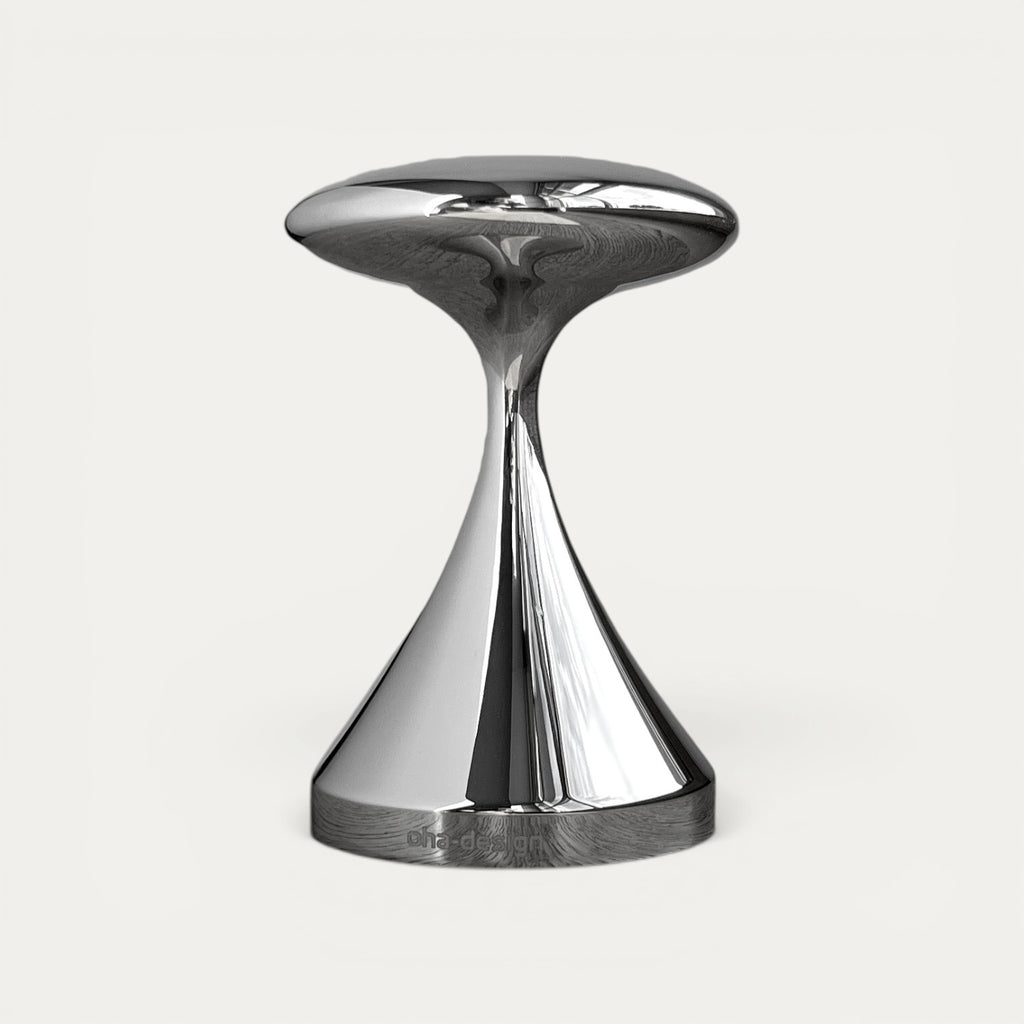 Espresso-Tamper dotto No.1 aus hochglanzpoliertem Edelstahl