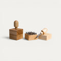 bitSpot cube25: Würfel aus Esche mit Bits und Holzgriff mit Bithalter