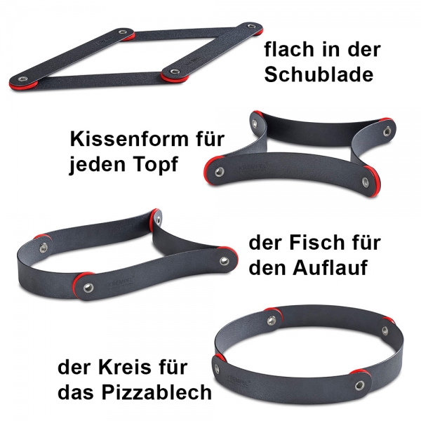 KREMPEL tannengrün/rot